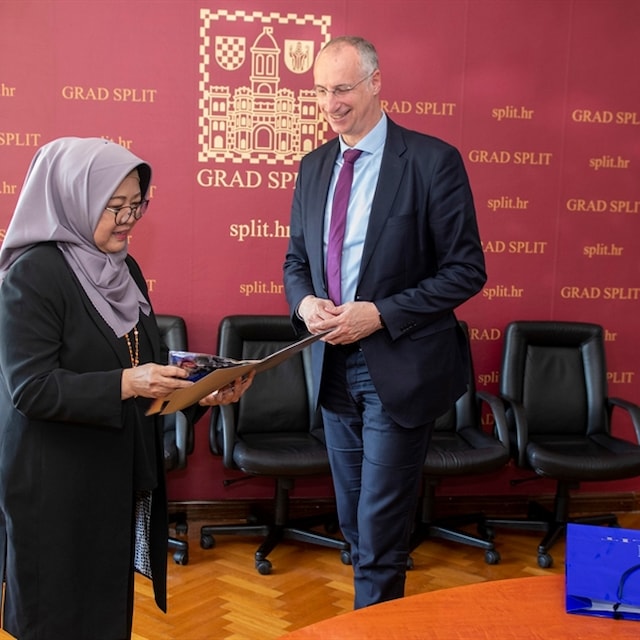 Splitski gradonačelnik primio veleposlanicu Indonezije