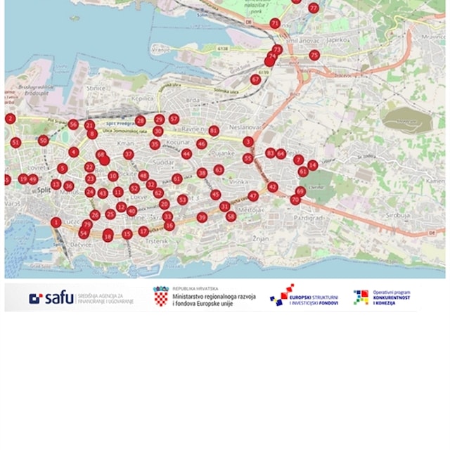 Grad Split pokrenuo postupak javne nabave velike vrijednosti u sklopu projekta „Uvođenje inteligentnih transportnih sustava na funkcionalnom prometnom području grada Splita„