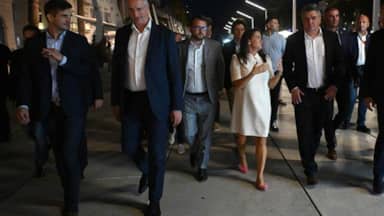Susret gradonačelnik Splita, predsjednice Mađarske i predsjednika Hrvatske uoči vaterpolskog prvenstva u Splitu