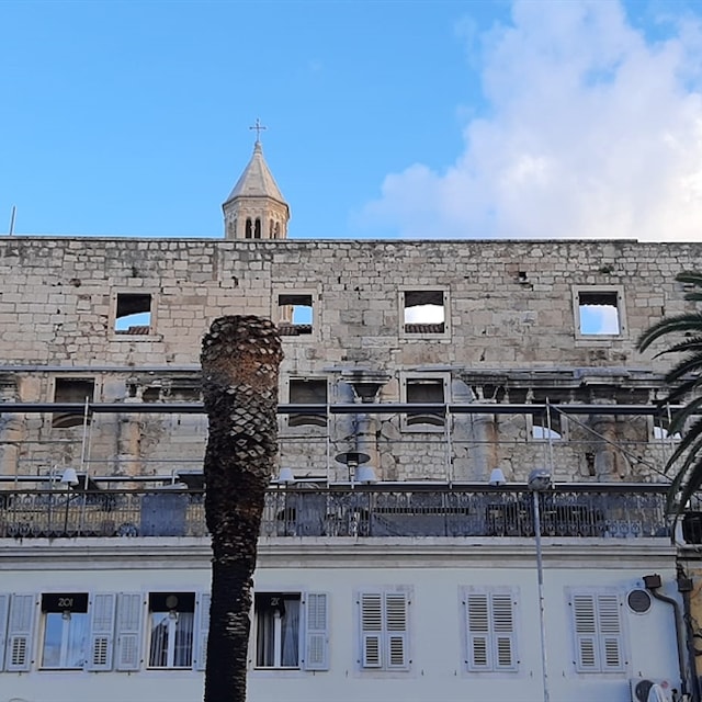 Obnova južnog zida Dioklecijanove palače