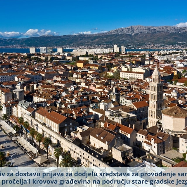 Za sanaciju i obnovu pročelja i krovova u staroj gradskoj jezgri 130 tisuća eura