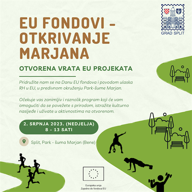 Na Marjanu prigodni program u povodu Dana EU fondova i ulaska Republike Hrvatske u Europsku uniju!