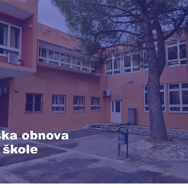 Osigurano sufinanciranje energetske obnove Osnovne škole Split 3
