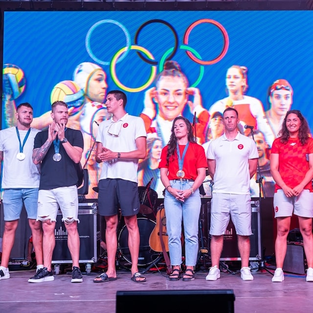 Split dočekao svoje olimpijce!