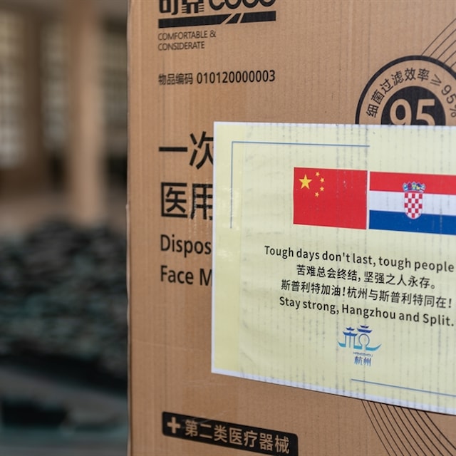 Kineski grad-prijatelj Hangzhou donirao 10 tisuća zaštitnih maski