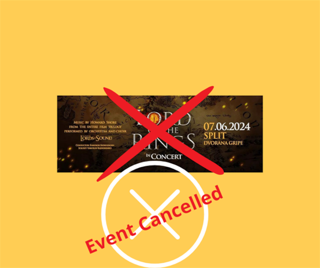 "LORD OF THE RINGS" - MUSIC VISUAL SPECTACLE - CANCELED!