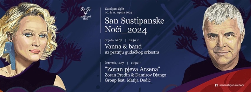 CONCERT - "ZORAN SINGS ARSEN" ZORAN PREDIN & DAMIR'S DJANGO GROUP FEAT. MATIJA DEDIĆ - DREAM OF SUSTIPAN NIGHT 2024.