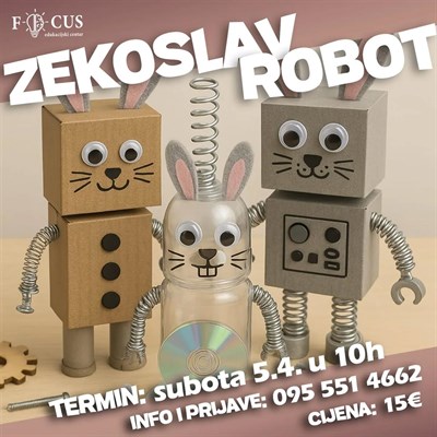 ZEKOSLAV ROBOT – uskrsna STEM avantura