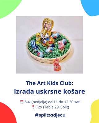 The Art Kids Club: Izrada uskršnje košare