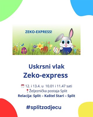 Dječji uskrsni vlak Zeko-express